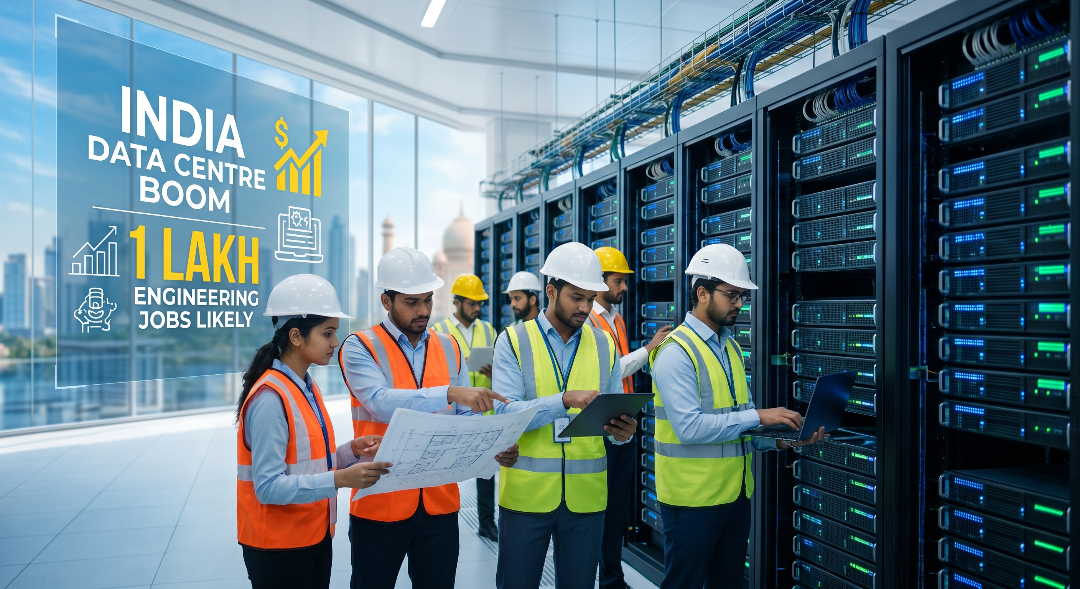 1 lakh engineering jobs likely as India’s data centre sector booms